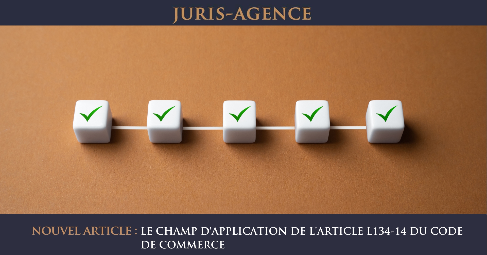 LE CHAMP D'APPLICATION DE L'ARTICLE L134-14 DU CODE DE COMMERCE